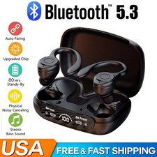 Wireless Bluetooth 5.3 Headset TWS Earphones Earbuds Stereo Headphones Ear Hook picture