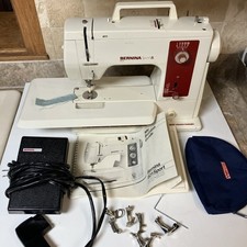 USED WORKING Bernina 802 Sport Sewing Machine/ Pedal, Extension Table Extra Feet picture