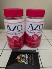 LOT OF 2 AZO Cranberry Gummies 40 Count Berry Exp 02/2027 Urinary Tract Health picture
