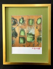 ANDY WARHOL, 1984 SIGNED NATURE POP ART FRAMED picture