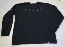 NFrealmusic NF Trust Count On One Hand Who I Trust Black Sweatshirt Rare Medium picture