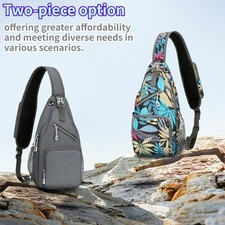 2pcs Crossbody bags, shoulder bags, waist bags, chest bags，in various colors picture