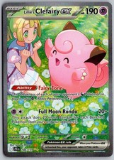 Lillie's Clefairy ex 184/159 Journey Together Pokemon LP picture