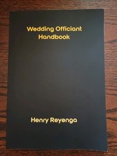 Wedding Officiant Handbook by Henry Reyenga Paperback Book picture