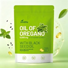 2 in 1 Oil of Oregano Black Seed Softgels Count with Carvacrol,Immune Support picture