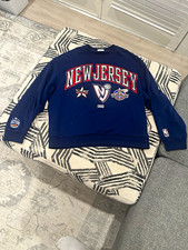Kith New Jersey Nets NBA All-Star 2001 Blue Crewneck Sweatshirt Size XXL picture