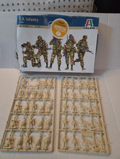 Italeri U.S. Infantry 1980's - 1:72 Scale Plastic Model Kit 6168 49 Piece Opened picture