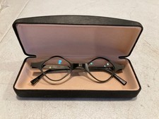 Theo Claire Eyeglasses Frames Black Belgium Designer Eyewear w/ Case Vintage picture