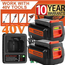 40V 2.0Ah for Black Decker 40 Volt Max Lithium Battery / Charger LBXR36 LBX2040 picture