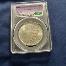 1887 Morgan dollar CAC MS 61 picture