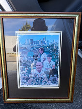 Vintage 1984 Georgia Tech “The Tech Tradition” Paul Miller Signed Framed Print picture