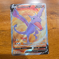 Pokemon TCG Aerodactyl V Full Art Holo 179/196 Lost Origin SWSH11 English picture