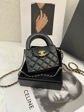 Chanel Nano Kelly Shopper Black Calfskin Gold HW Auth picture