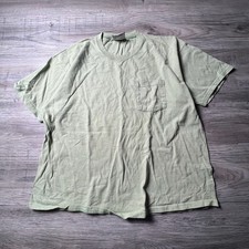 Lee Pocket T Shirt Mens XL Green Vintage 90s Made in USA Total Cotton R37 picture