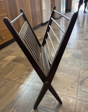 Vintage Mid Century Modern Cees Braakman Style Romania A Magazine Rack Wood picture