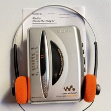 SONY Walkman WM-FX195 Cassette Player & AM/FM Radio- New Belt - Reconditioned picture