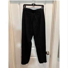 Belstaff Classic Black Wool Trousers-Size 42 picture