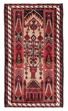 Vintage Traditional Hand-Knotted Area Rug 3'3