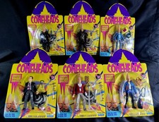 Playmates 1993 Coneheads Action Figures Lot of 6 Beldar Prymaat Connie Selaed picture