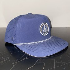 Melin Coronado Anchored Hydro Hat Navy Blue Snapback Mens Cap Rope Open Seas picture