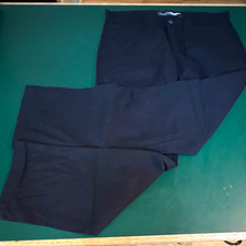 Carhartt Relaxed Straight Cargo Cotton Black Solid Logo Pants Men 34W picture