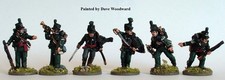 28mm Napoleonic British 95th Rifles Command Perry Miniatures Metal YHP picture