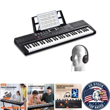 Versatile 61-Key Digital Keyboard with Accessories - Perfect for Home Practice picture
