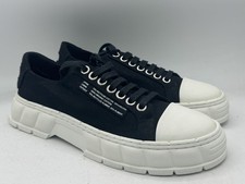 Viron 1968 Black White Low Top Lace-Up Sneakers Round Toe Men’s Size 42 US9 picture