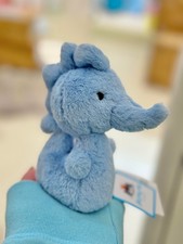 Jellycat Fluffy Seahorse Pastel Colour 5 Inch Plush Toy for All Ages picture