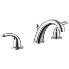 NEW Glacier Bay Builders 8 in. Widespread Double-Handle High-Arc Bathroom Faucet picture