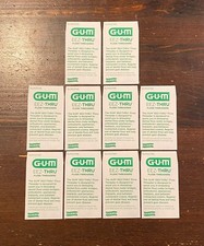 50x Sunstar GUM 840 Eez-thru FLOSS Threaders 50 pieces total Floss Threaders picture
