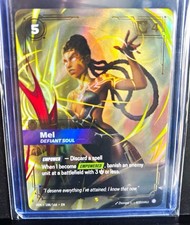 Riot Games Riftbound LoL TCG Mel Over Numbered 188/166 Alt Art Foil EN VEN picture