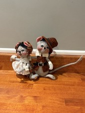 1995 Annalee Mobilitee Thanksgiving Mouse Dolls picture