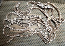 Rare Vintage Handmade African Tribal Cowrie Shell Belt 195” 16.25 Ft picture