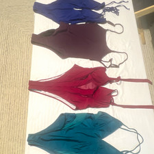 SHEIN Women’s One Piece Swimsuit Lot Size M Regular All 4 for 25.00 picture