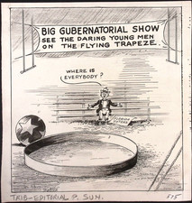 Florida Gubernatorial Campaign Circus George White Tampa Tribune Drawing picture