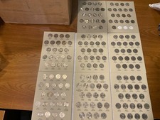 Al.Compl. Jeff.  Nickels Set 1938 - 2026  in New Coin Folders, All Years Incl. picture