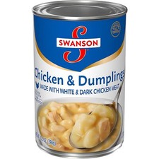 Swanson Canned Chicken And Dumplings 10.5 Oz Pack Of 12 Southern Comfort Soup picture