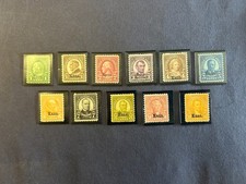 US Scott #658-668 1c -10c Complete MOUNTED Set 1929 Kansas Overprint M/H/OG picture