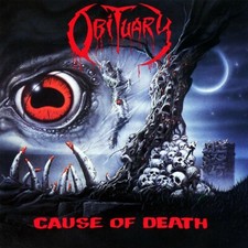 OBITUARY Cause of Death BANNER HUGE 4X4 Ft Fabric Poster Tapestry Flag album art picture