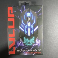 LVLUP Pro Gaming Optical Mouse Adjustable DPI LED Lighting Scroll Wheel Black picture