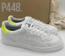 NEW P448 Corbali PS White Leather Low Top Sneakers Shoes EU 46 Men's US 12.5 picture
