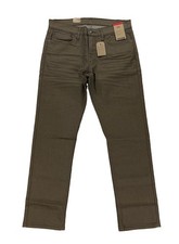 NEW Levi's Strauss 511 Slim Stretch Jeans Olive Khaki Mens Size 34x30 picture