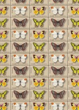Butterflies Mint Sheet of 50 Stamps, Scott #1712-15, MNH,  Nice picture