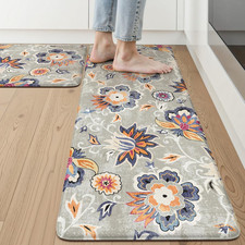 anti Fatigue Kitchen Mats for Floor, Cushioned Kitchen Mat Set 2PCS picture