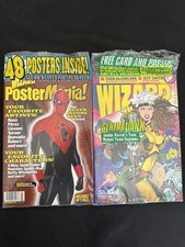 OPEN Wizard Magazine #34 June 1994 (Rogue, Psylocke) Postermania 2001 Spiderman picture