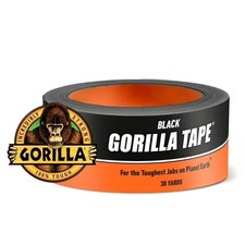 Gorilla 30 yard Black Tough Duct Tape Single Rroll, Pack of 1 picture
