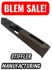 BLEM Turbo For G17 custom Slide gen3 NEW cerakote upper stripped Burnt Bronze picture