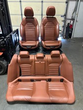 2017 - 2024 Alfa Romeo Giulia SPORT Front & Rear Leather Seat Set BROWN *NOTE picture