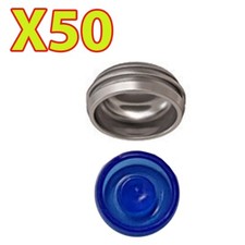 Overdenture Abutment Removable Metal Male Caps Inserts Blue 1.5 lbs 50 Sets picture